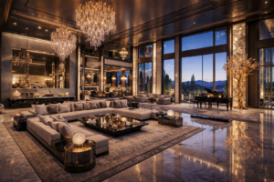 Luxury living room interior design ideas featuring modern furniture, elegant color schemes, and stylish décor for an upscale home makeover.