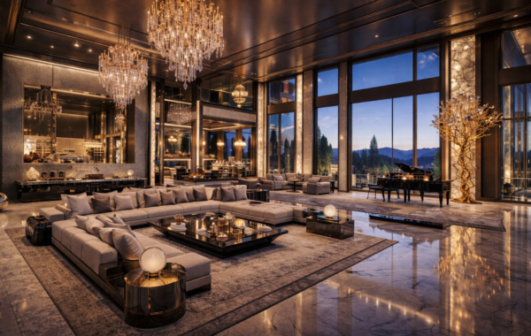 Luxury living room interior design ideas featuring modern furniture, elegant color schemes, and stylish décor for an upscale home makeover.