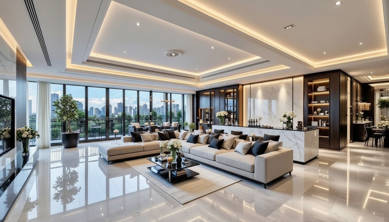 Luxury apartment interior design ideas showcasing modern decor, elegant furniture, and sophisticated color schemes for a stylish living space.